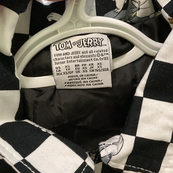 Tom and Jerry checkered bomber jacket cartoon - Picture 6 of 7
